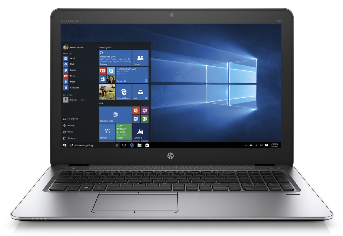 HP EliteBook 850 G3 | Intel Core i5 6th Gen | 8GB RAM | 256GB SSD | 15.6" Non-Touch | Intel Graphics | Numeric Keyboard