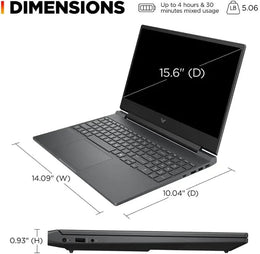 HP 2025 Gaming Laptop | Victus Gaming 15 | Intel 8-Core i5-13420H | NVIDIA GeForce RTX 4050 | 16GB DDR4 | 512GB SSD | 15.6" 1920x1080 144Hz | Win11 Home - Wi-Fi 6 - BT 5.3 - Backlit KB - Mica Silver (Brand New))