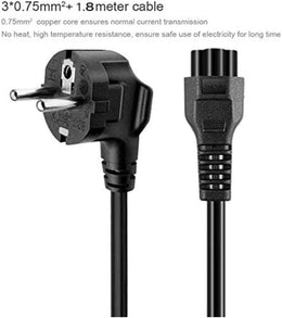 EU Laptop Charger Power Cable – AC Power Cord for Laptop Adapters
