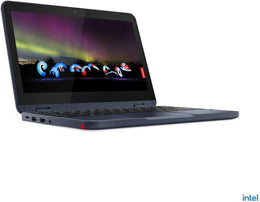 Lenovo 500w Gen 3 Intel 2-in-1 Laptop | 11.6" 1366x768 HD | Pentium - N6000-512GB SSD Hard Drive - 8GB RAM | 4 cores @ 3.3 GHz Win 11 Home Blue