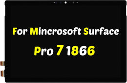for Microsoft Surface Pro 7 1866 2019 (2019) Screen Replacement for Surface Pro 7 C02XR7Y9JG5H Digitizer 2736x1824 12.3 inch LED LCD Touch Screen Display Digitizer Assembly LP123WQ1 LP123WQ2