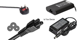 UK Laptop Charger Power Cable – AC Power Cord for Laptop Adapters