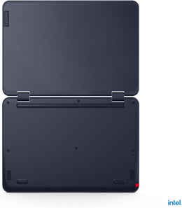 Lenovo 500w Gen 3 Intel 2-in-1 Laptop | 11.6" 1366x768 HD | Pentium - N6000-512GB SSD Hard Drive - 8GB RAM | 4 cores @ 3.3 GHz Win 11 Home Blue