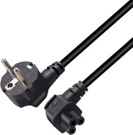 EU Laptop Charger Power Cable – AC Power Cord for Laptop Adapters