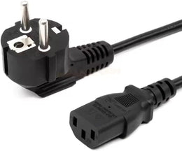 EU Laptop Charger Power Cable – AC Power Cord for Laptop Adapters