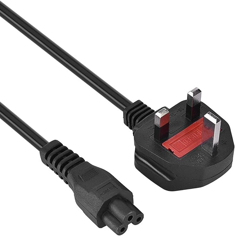 UK Laptop Charger Power Cable – AC Power Cord for Laptop Adapters