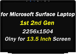 Screen Replacement for Microsoft Surface Laptop 1 (1st) Gen/Laptop 2 (2nd) Gen 1769 2256x1504 13.5" LED LCD Touch Screen + Bezel Display Digitizer Assembly