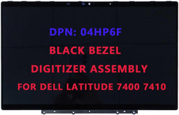 LCD Touch Screen Replacement for Dell Latitude 7400 2-in-1 14”