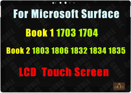 Screen Replacement for Microsoft Surface Book 1 1703 1704 1705 1706 Book 2 1803 1804 1805 1806 LCD LED Touch Screen Display Digitizer Assembly
