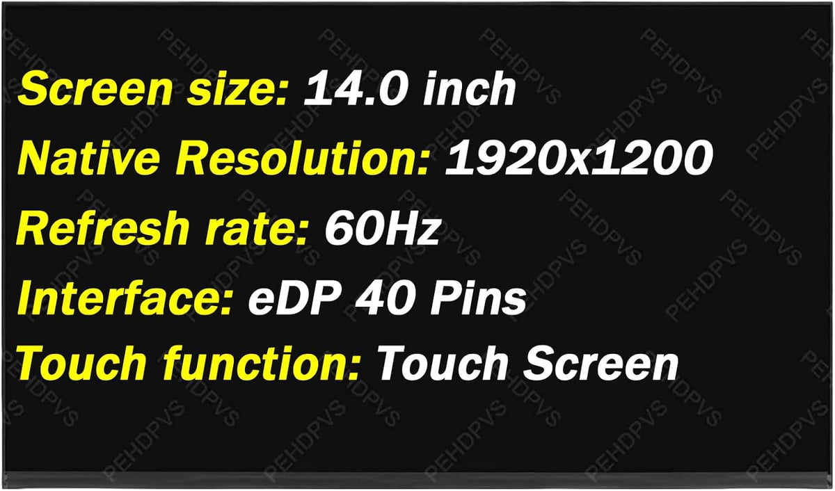 LCD Touch Screen Replacement for Lenovo ThinkPad X1 Carbon 8th / 11th Gen 14” 40 Pin