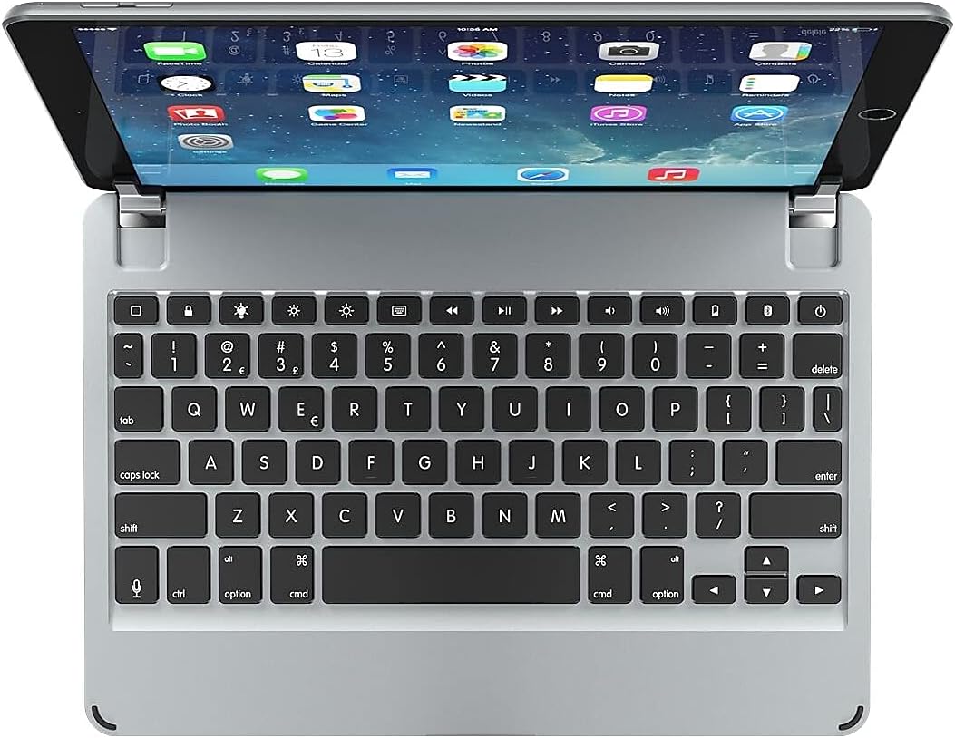Brydge 10.5 Keyboard for iPad Air (2019) | Aluminum Bluetooth 4.2 Keyboard with Backlit Keys  ) rose gold