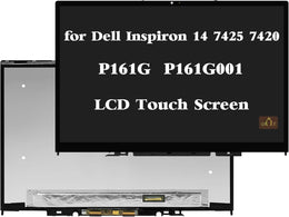 Screen Replacement for Dell Inspiron 14 7425 7420 2-in-1 P161G 14.0" WUXGA 1920x1200 IPS LCD Screen Touch Display Digitizer Assembly