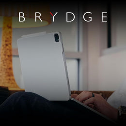 Brydge Keyboard 12.9 Pro (3rd Gen, 2018 Model) Adjustable nd Portable — Compatible with iPad Pro 3rd & 4th Gen (2018 & 2020, Space Gray)