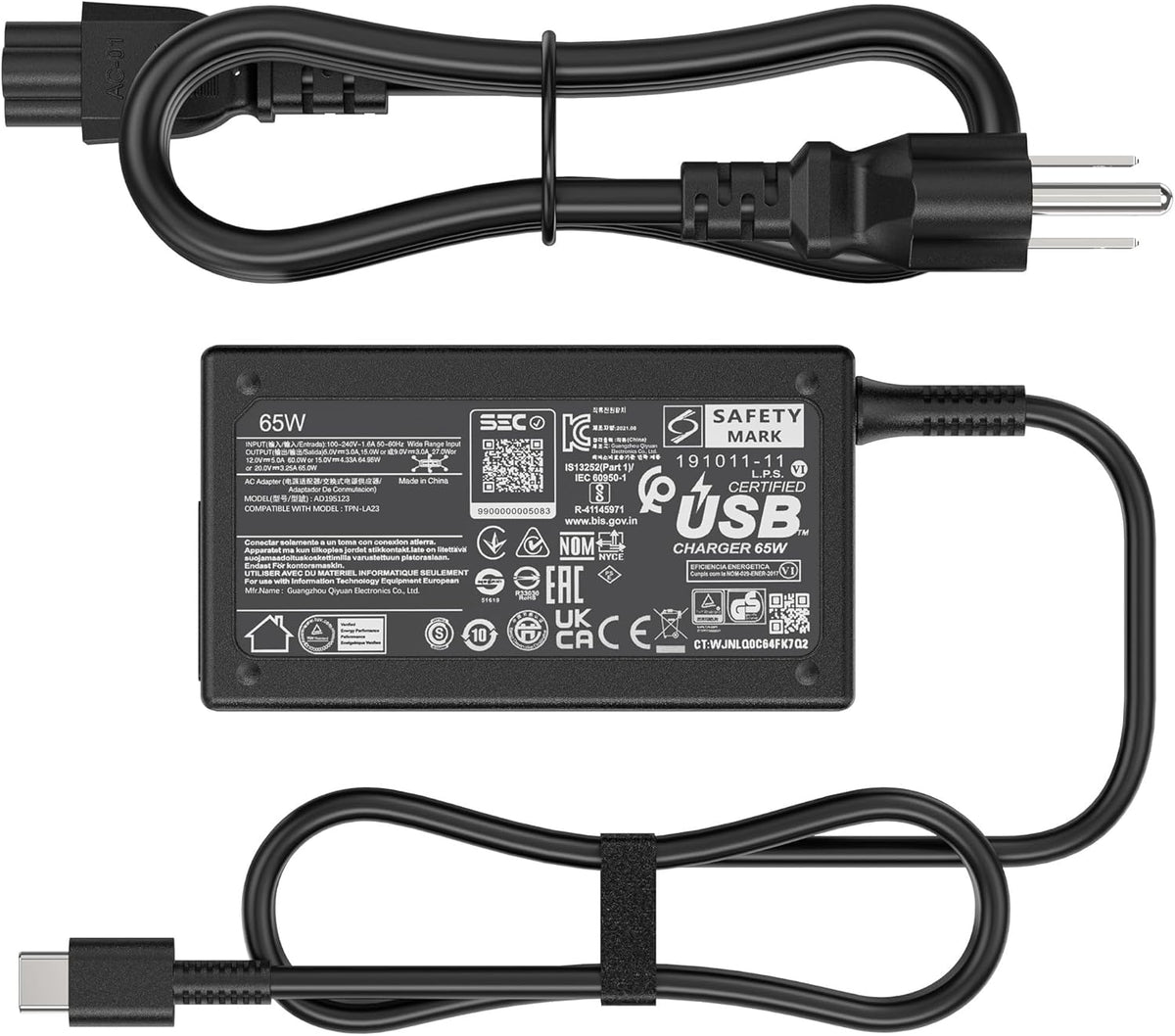 HP 65W USB C Charger