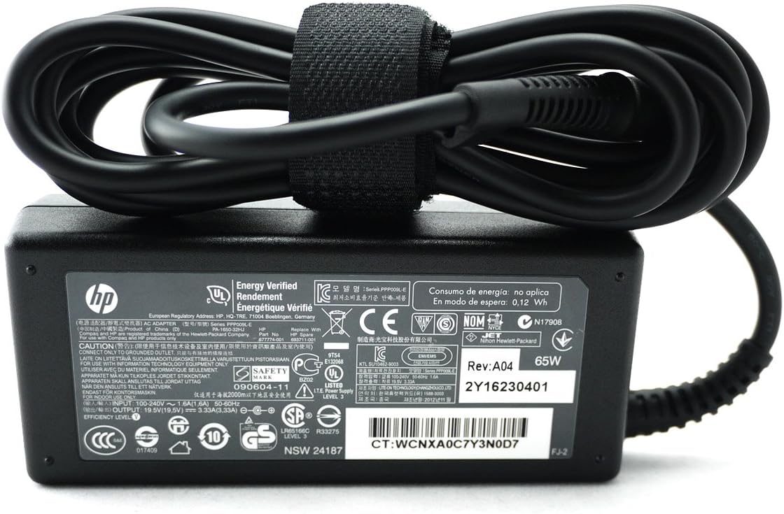 HP 65W 19.5V 3.33A AC  Charger Power Supply