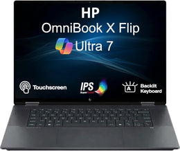 Hp OmniBook X Flip LaptopNGAI 16-as0023dx 16 2k LED Ultra 7 256V 16/1TB Wind 11 T-screen (B5UH1UA-ABA) BRAND NEW
