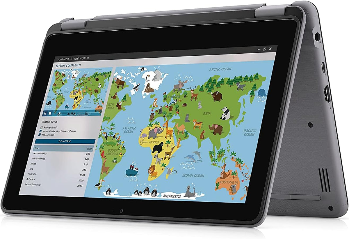 Dell (Refurbished) Latitude 3000 3120 2-in-1 (2021) | 11.6" HD Touch | Core Pentium - 128GB SSD - 8GB RAM | 4 Cores @ 3.3 GHz
