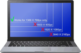 14.0” Ultra Slim HD LCD Screen Replacement 30 Pin Without Screw Brackets