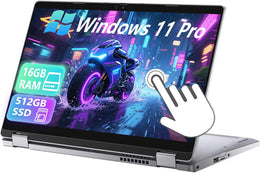 Dell Latitude 5310 2-in-1 Laptop Touchscreen Business, 13.3" FHD(1920x1080), Intel i5-10210 1.6GHz, 16GB DDR4 RAM, 512GB SSD, Backlit Keyboard, Win11 Pro (Renewed)