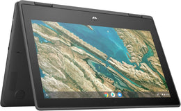 HP Chromebook X360 11 G3 11.6" HD, Celeron N4020 1.1GHz, 4GB RAM, 32GB Solid State Drive, Chrome OS, CAM, Touch, (Renewed)