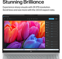 HP - OmniBook 3 (15-fn0105dx) 15.6" Full HD Touch-Screen Laptop - AMD Ryzen 5 AI 5 330 2025 - 16GB DDR5 Memory - 512GB SSD - Glacier Silver (C20WBUA#ABA)(199485172644) BRAND NEW