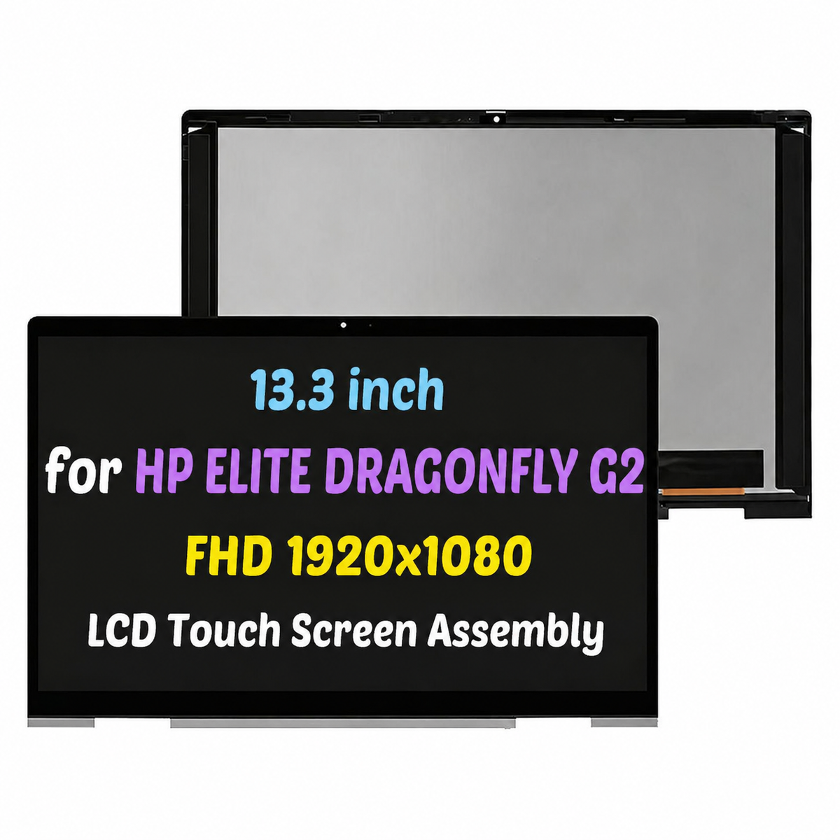 LCD Touch Screen Replacement for HP Elite Dragonfly Gen 2 13.3” 30 Pin